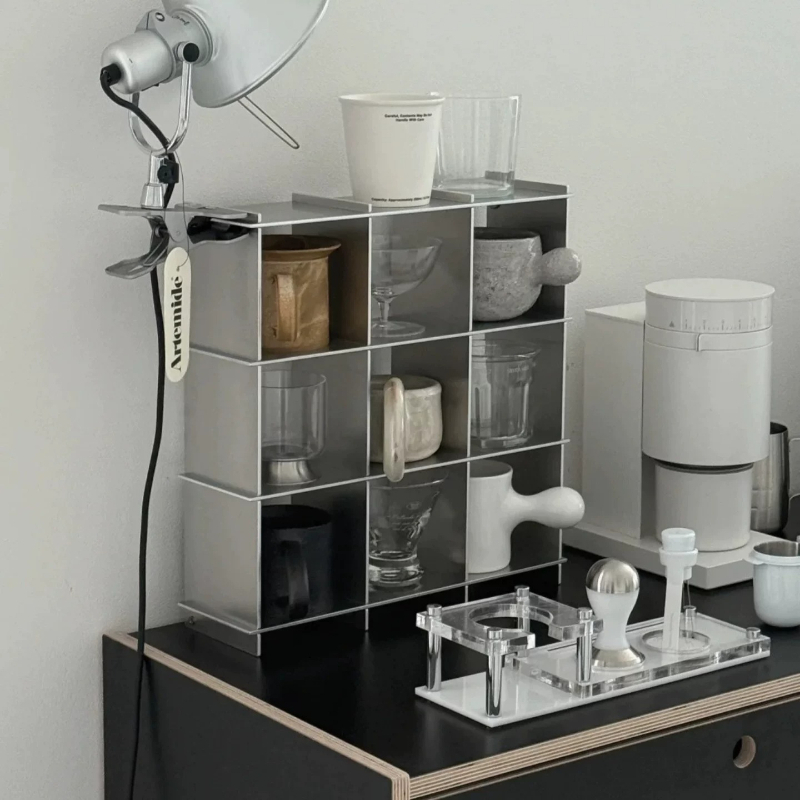 Food Storage Shelving - رف تخزين أكواب من سبائك الألومنيوم