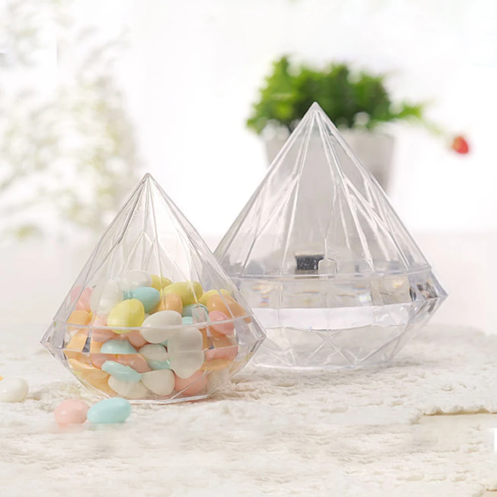 Xmas Food Storage Containers - 12 قطعة/المجموعة الماس شكل صندوق الحلوى