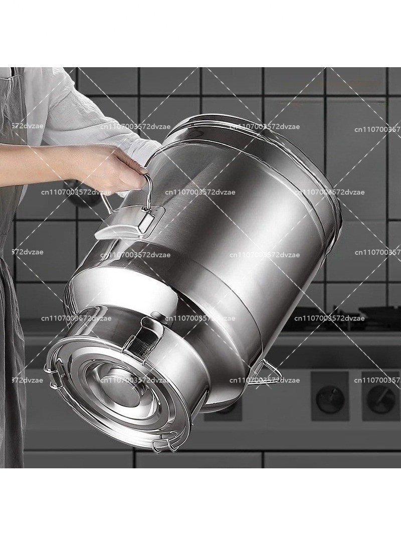 Food Storage Drums - وعاء حليب محكم الإغلاق من الفولاذ