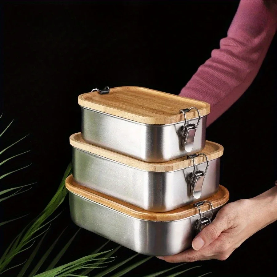 Food Storage Time - صندوق غداء جديد من الفولاذ المقاوم