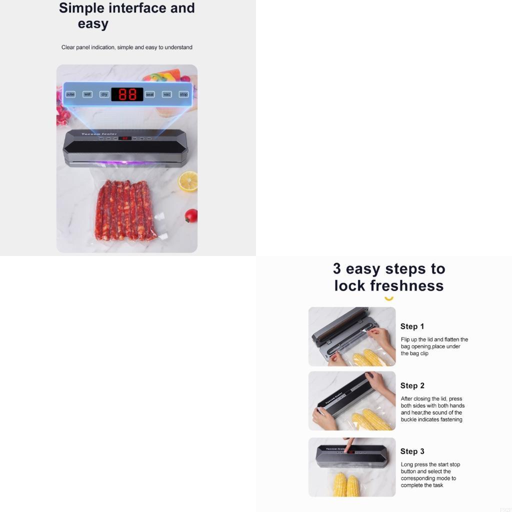Food Storage Technology - تتميز آلة ختم سطح المكتب F92F