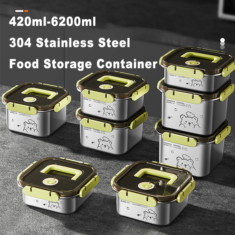 Food Storage Safe - حاوية تخزين الطعام من الفولاذ المقاوم