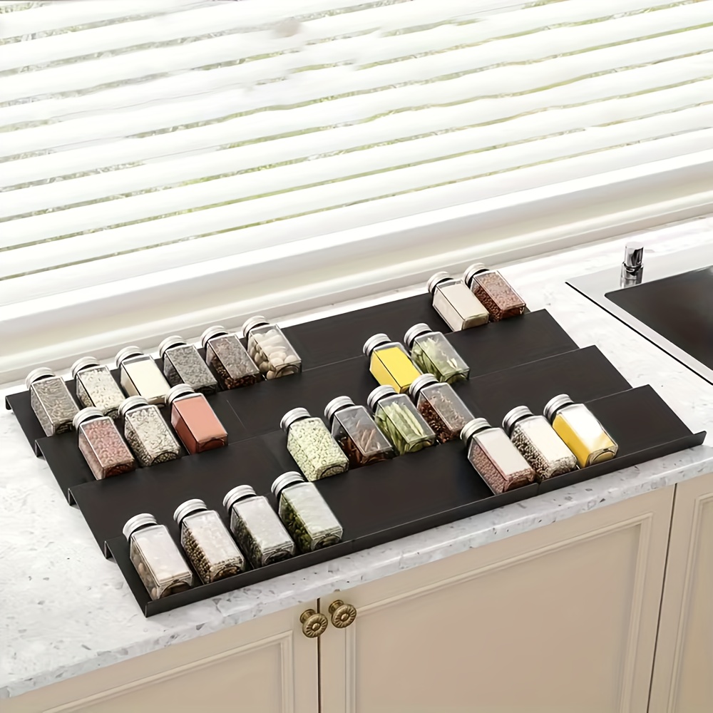 Food Storage Shelving - منظم أدراج توابل قابل للتمدد من