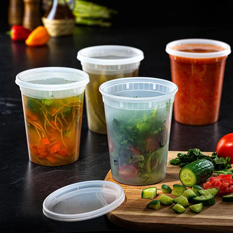 Food Storage Safe - حاويات تخزين الطعام مع أغطية ،
