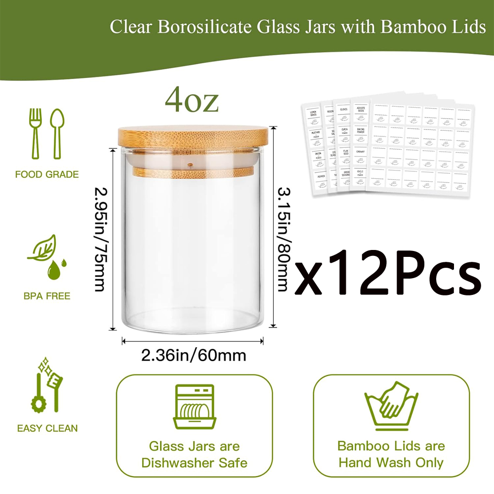 برطمانات توابل زجاجية سعة 4 أو - مراجعة Food Storage Drums وسعره
