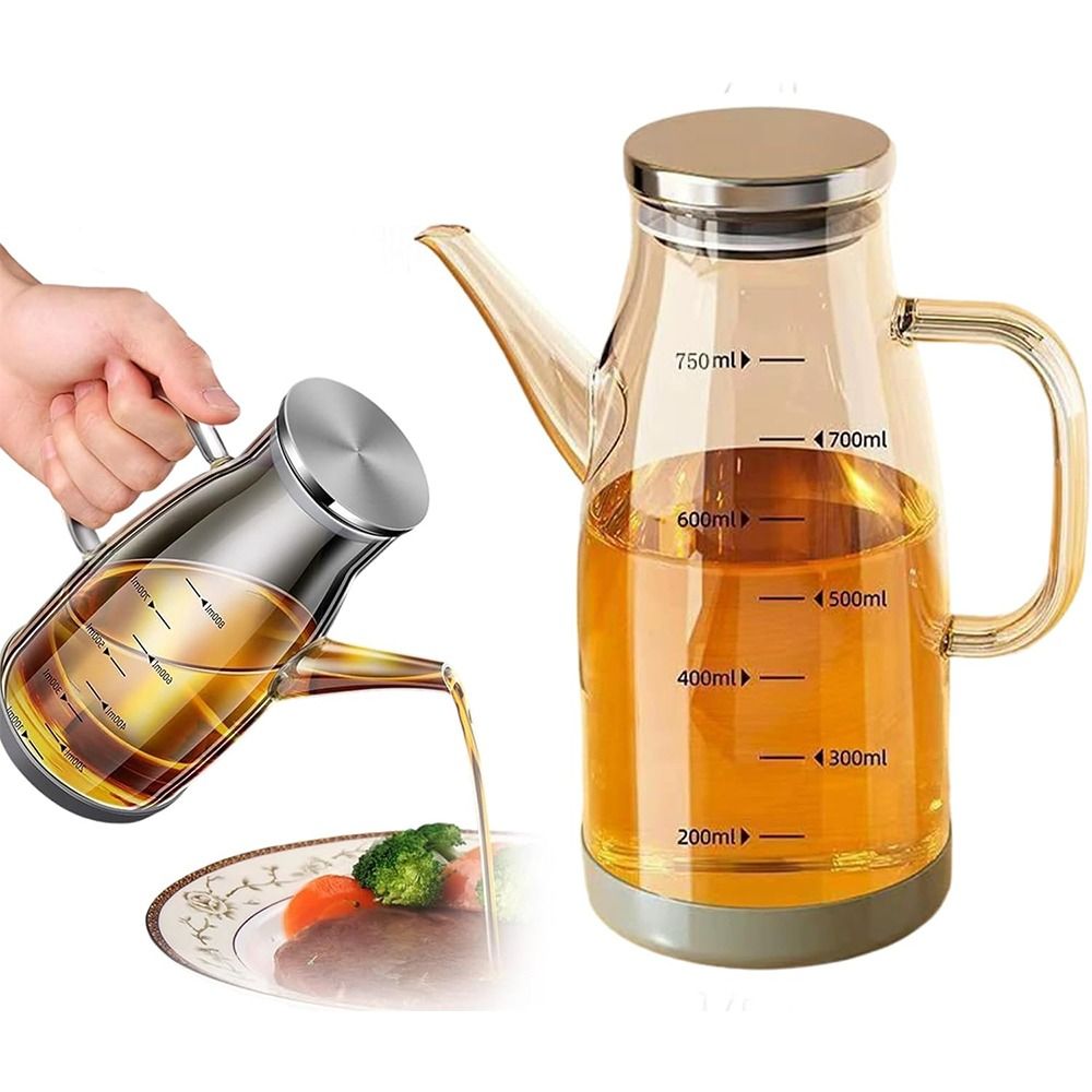 زجاجة توزيع الزيت المقاومة للت - مراجعة Food Storage Glass Containers Large وسعره