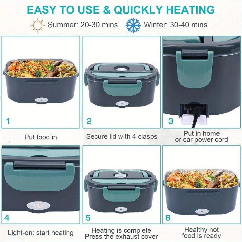 صندوق غداء محمول لتدفئة الطعام - مراجعة Food Storage Warmer وسعره