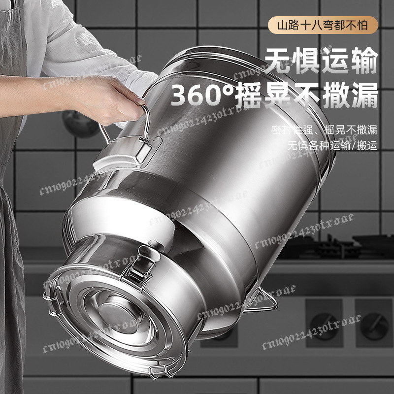 وعاء حليب محكم الإغلاق من الفو - مراجعة Food Storage Drums وسعره