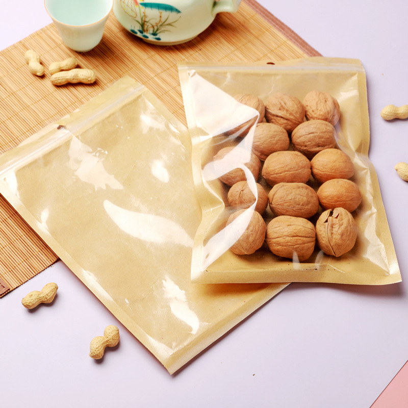 شفافة كرافت ورقة الذاتي حقيبة  - مراجعة Zebra Food Storage وسعره