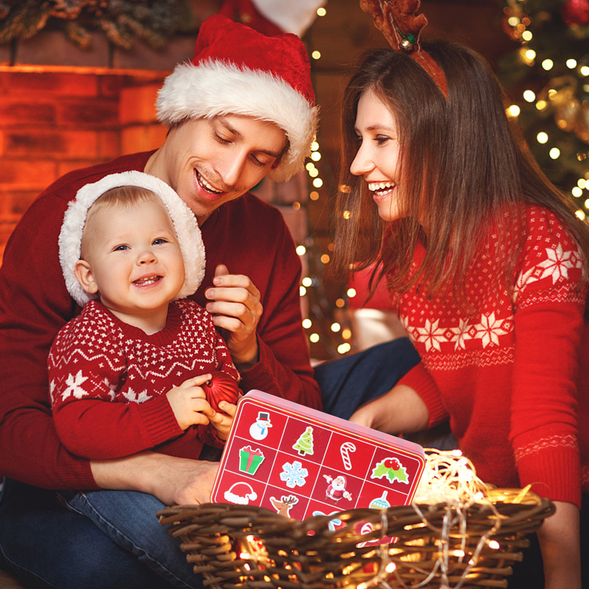 علبة هدايا عيد الميلاد من الصف - مراجعة Xmas Food Storage Containers وسعره