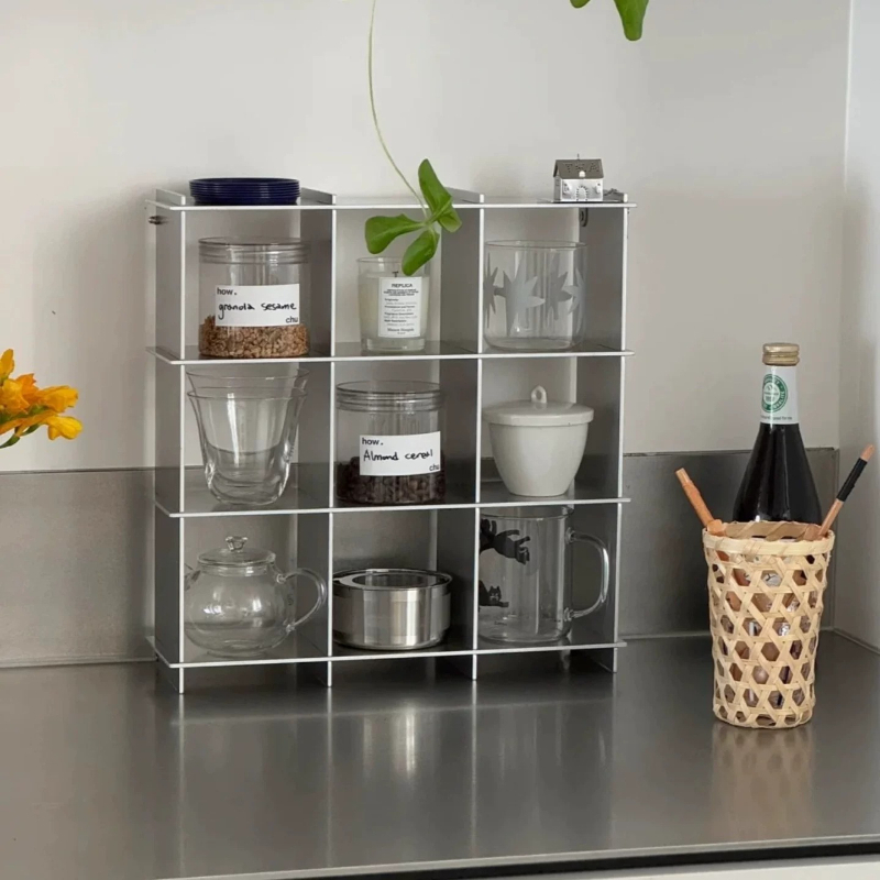 رف تخزين أكواب من سبائك الألوم - مراجعة Food Storage Shelving وسعره