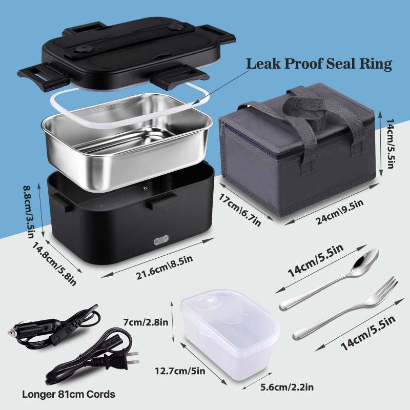 صندوق غداء كهربائي مُدفأ 110 ف - مراجعة Food Storage Warmer وسعره