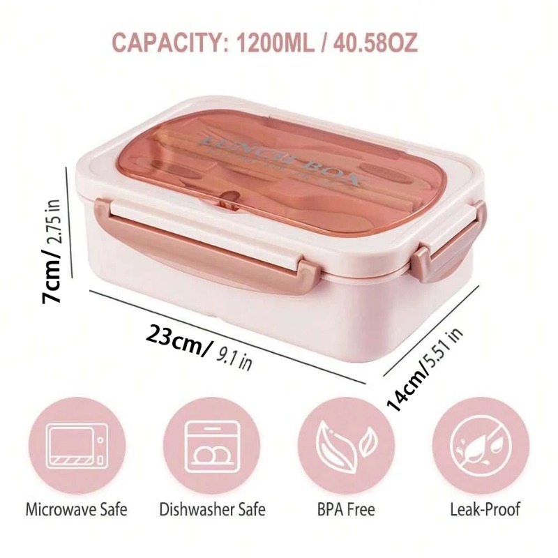 3 قطع/قطعة واحدة صندوق غداء بن - مراجعة Food Storage Safe وسعره