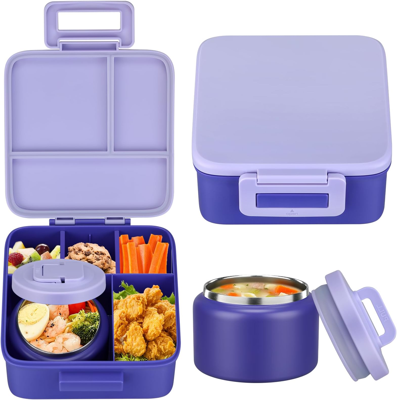 طقم صندوق غداء بنتو للأطفال مع - مراجعة Food Storage Safe وسعره