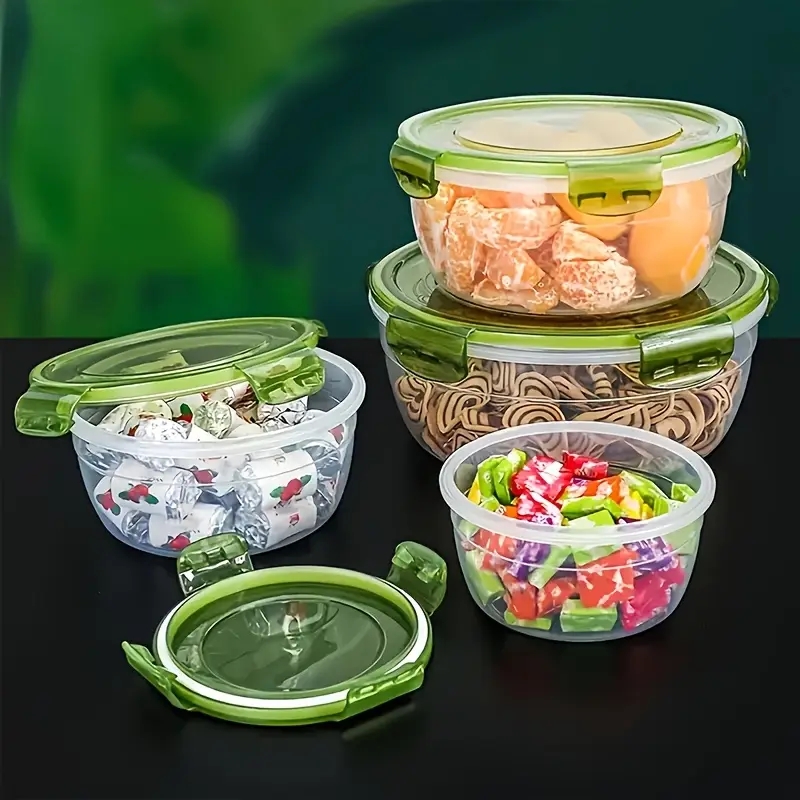 4 حاويات بلاستيكية لتخزين الطع - مراجعة Food Storage Time وسعره