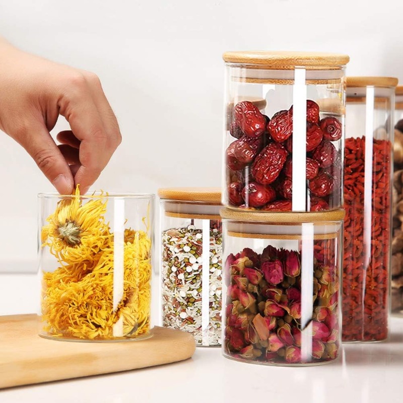 مجموعة برطمانات زجاجية مكونة م - مراجعة Food Storage Glass Containers Large وسعره
