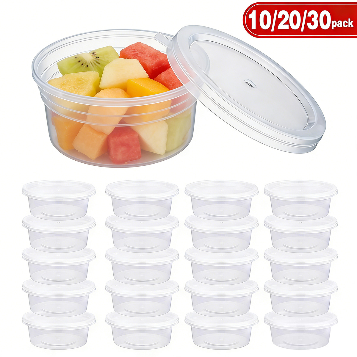 عبوات صغيرة للسلايم مع أغطية،  - مراجعة Food Storage Time وسعره