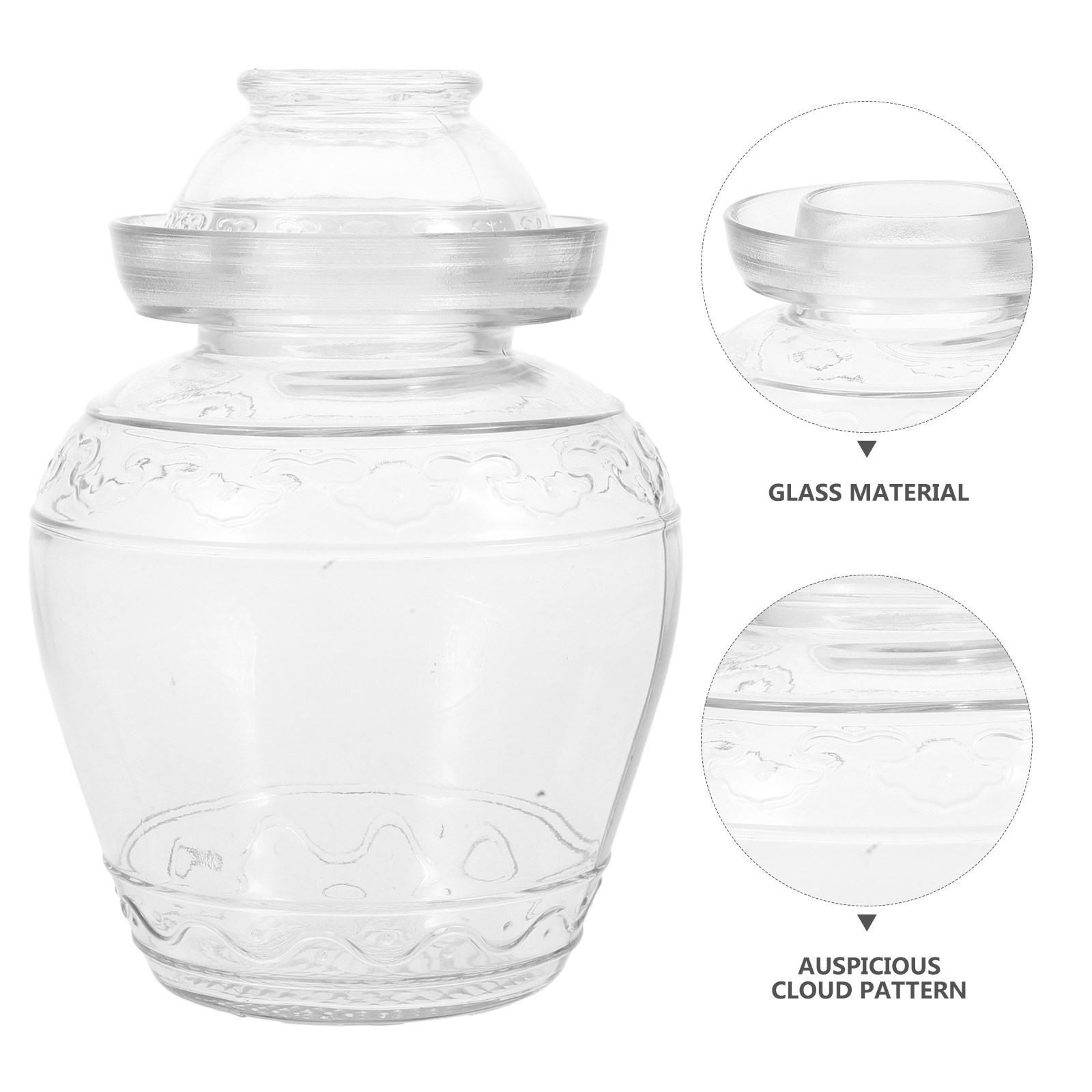 وعاء زجاجي كبير السعة للمخللات - مراجعة Food Storage Glass Containers Large وسعره