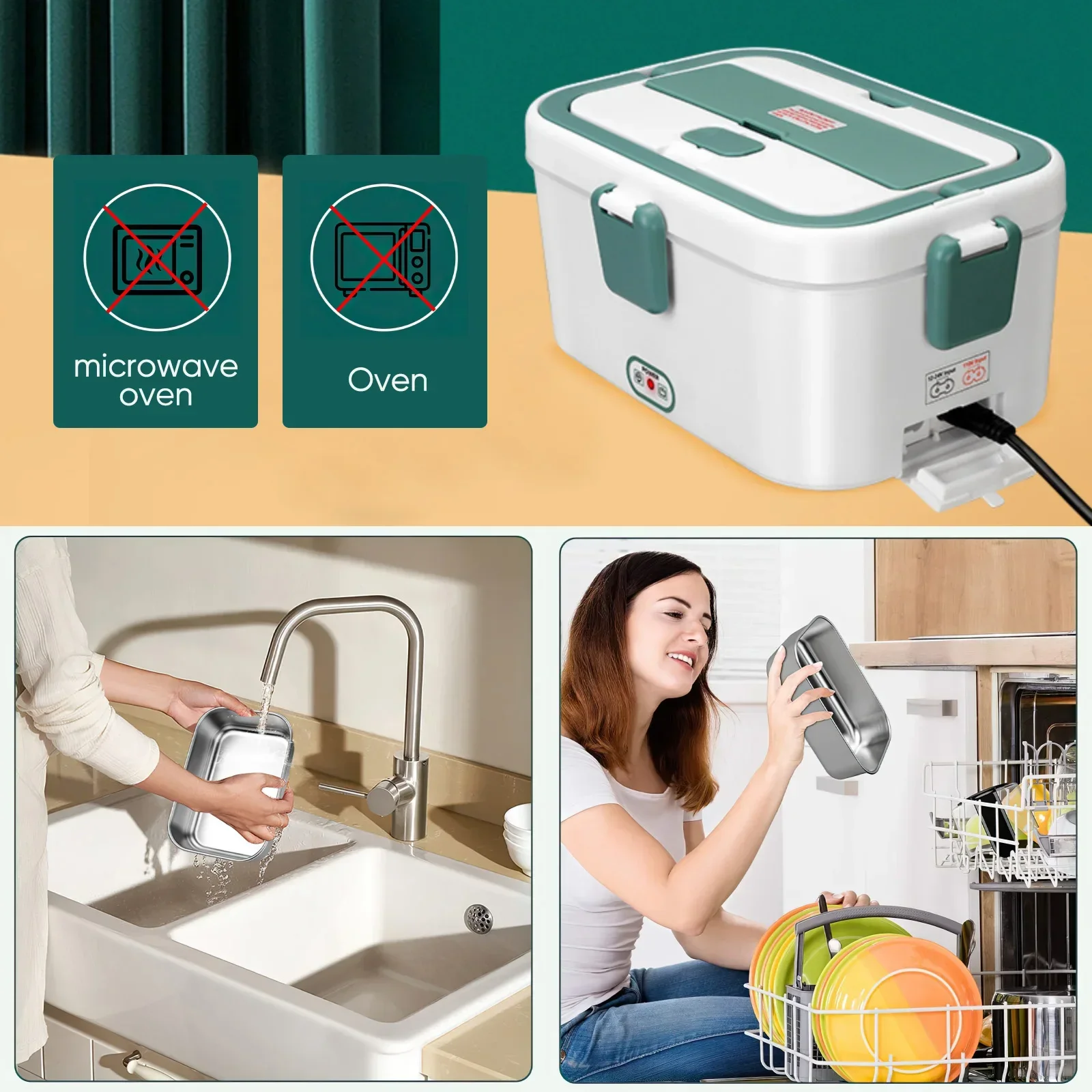 صندوق غداء كهربي جهاز تسخين ال - مراجعة Food Storage Warmer وسعره
