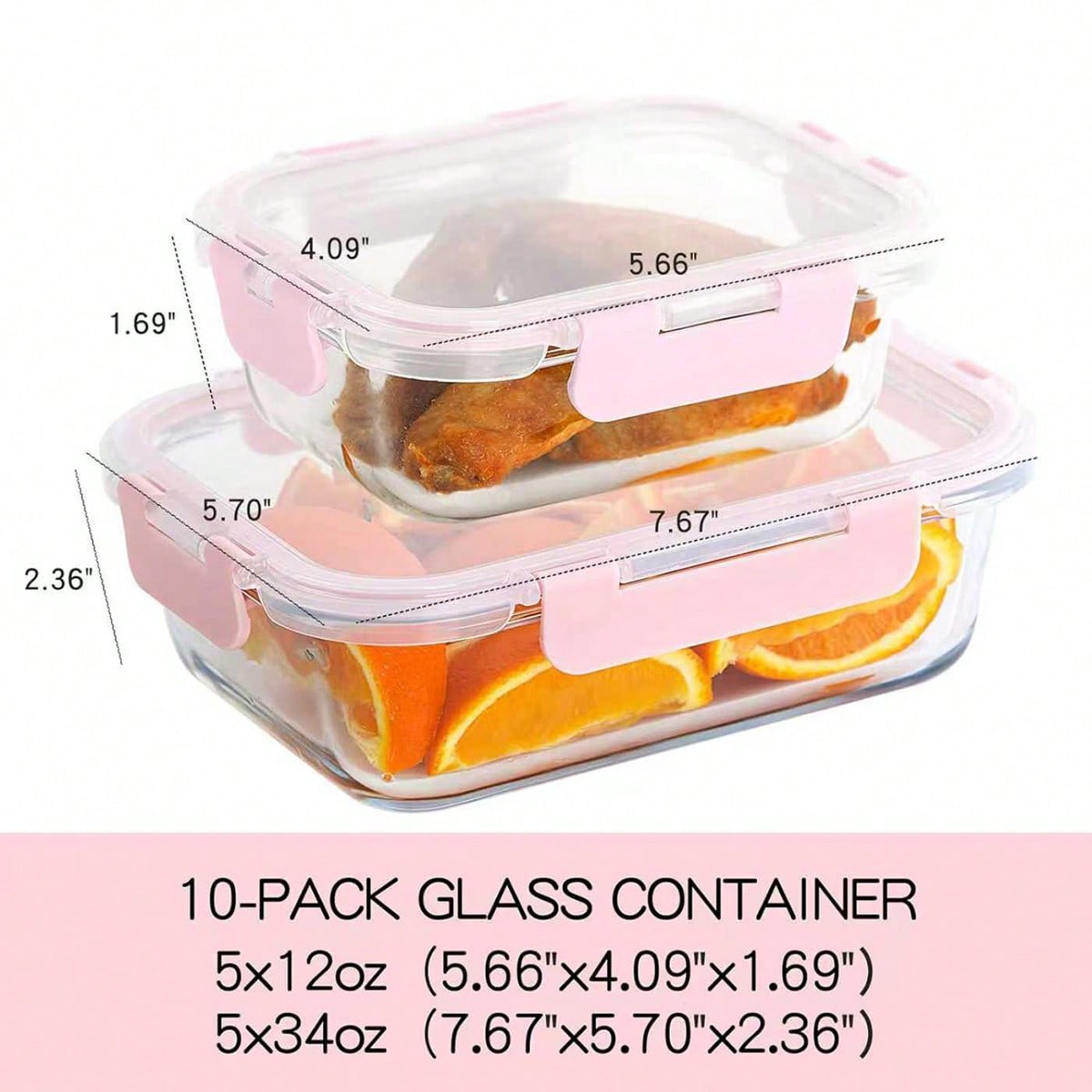 10 حاويات زجاجية لتحضير الوجبا - مراجعة Food Storage Time وسعره