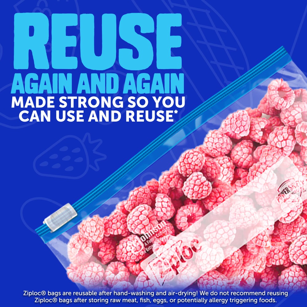 أكياس تجميد زيب لوك بسحاب، لوا - مراجعة Food Storage Technology وسعره