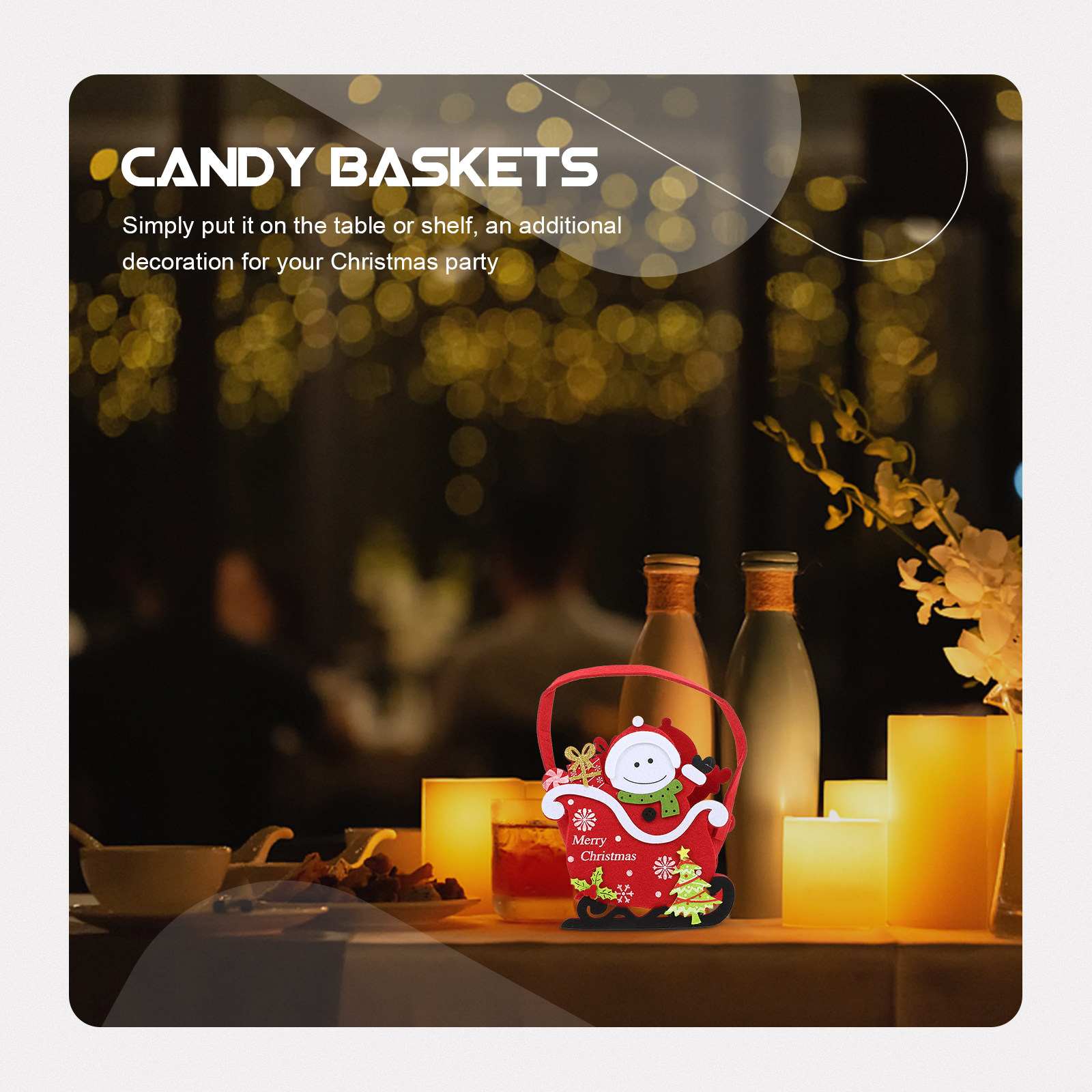 سلة حلوى عيد الميلاد، وعاء تخز - مراجعة Xmas Food Storage Containers وسعره
